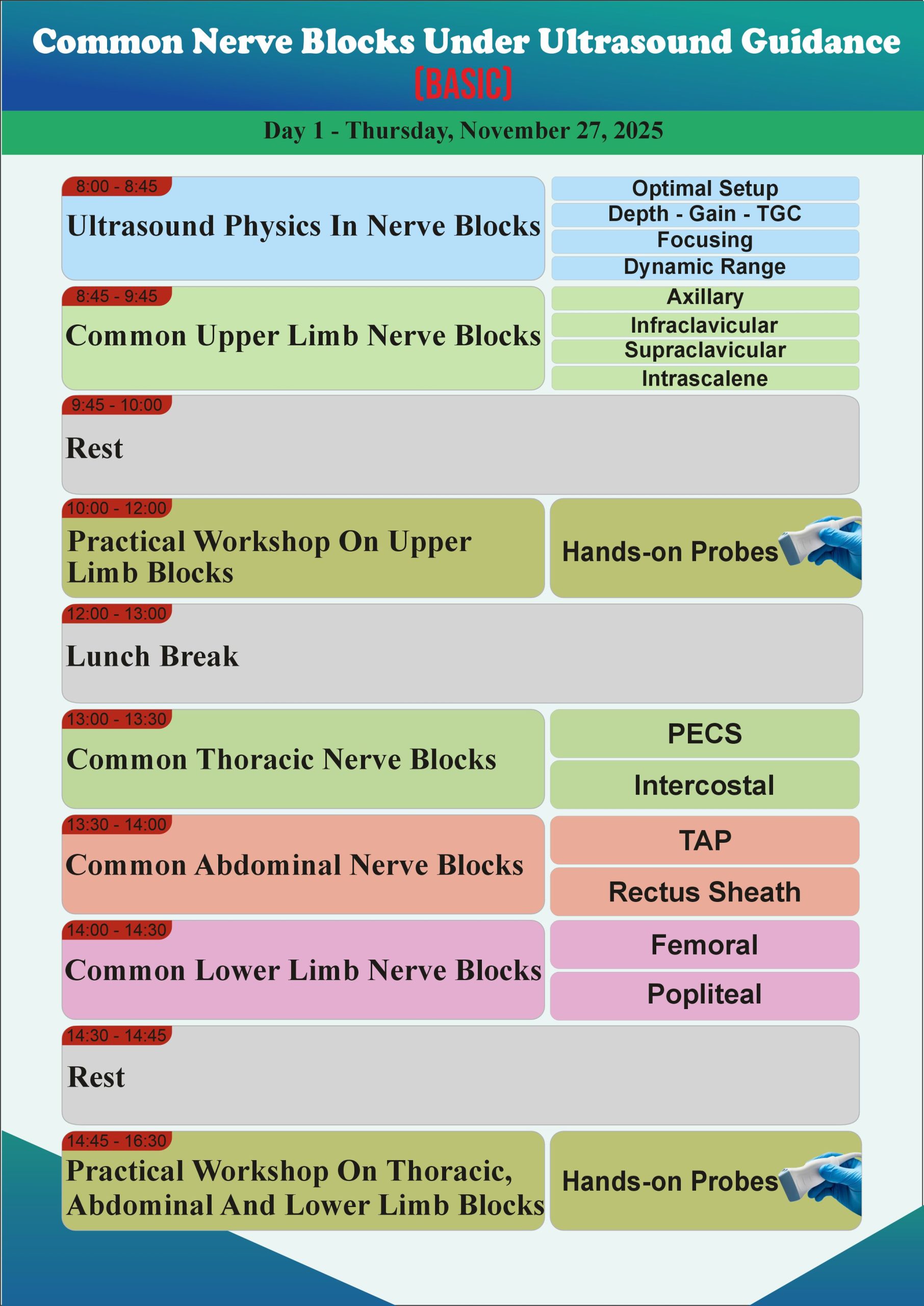 Schedule (Day 1)